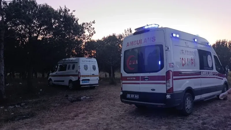 Çerkezköy'de Ormanlık Alanda Erkek Cesedi Bulundu