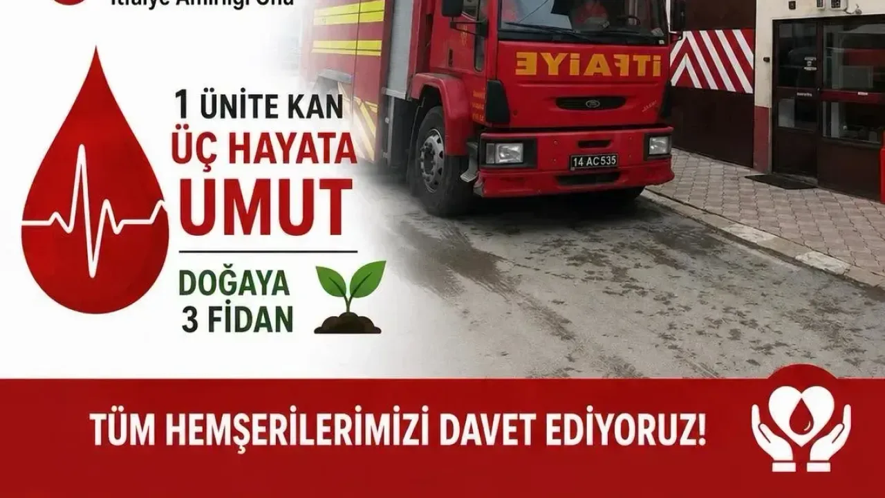 Mengen'de 'Hayat Kurtar, Doğaya Nefes Ol' Kan Bağışı Kampanyası