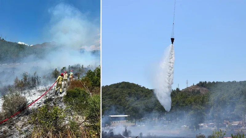 Marmaris'te Orman Yangını Kontrol Altına Alındı