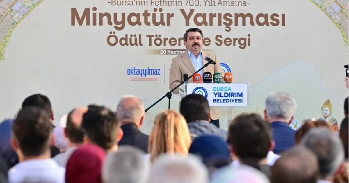 Bursa'nın Fethi Minyatür Yarışması'nda Ödüller Sahiplerini Buldu