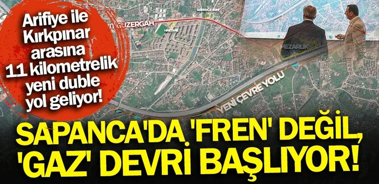 Arifiye ile Kırkpınar Arası 11 Kilometrelik Duble Yol Yapılacak