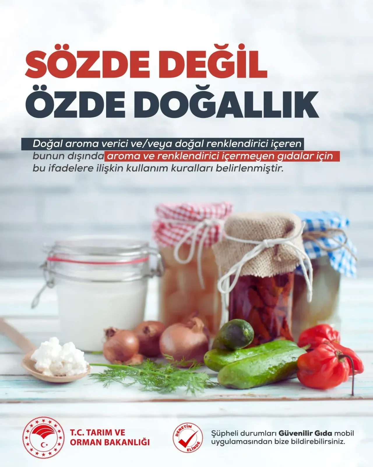 Sakarya'da Gıda Etiketlerinde 'Doğal' Dönemi Yeniden Başlıyor