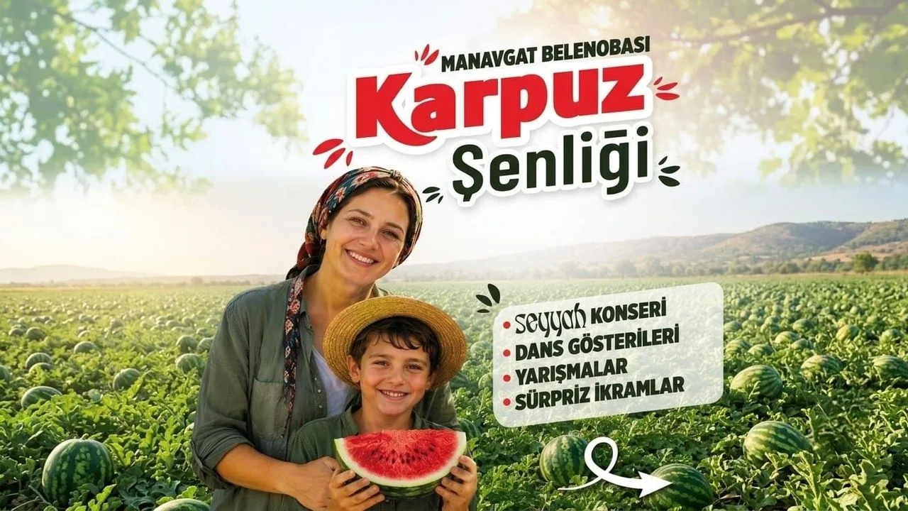 Manavgat Belenobası Karpuz Şenliği 24 Haziran'da Başlıyor!
