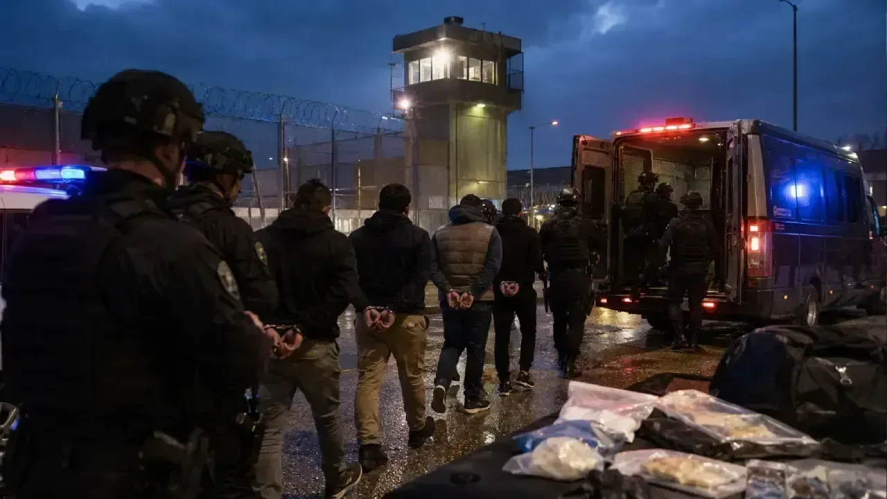 Bolu'da Dev Operasyon: 8 Tutuklu Gerede Cezaevi'ne Sevk Edildi