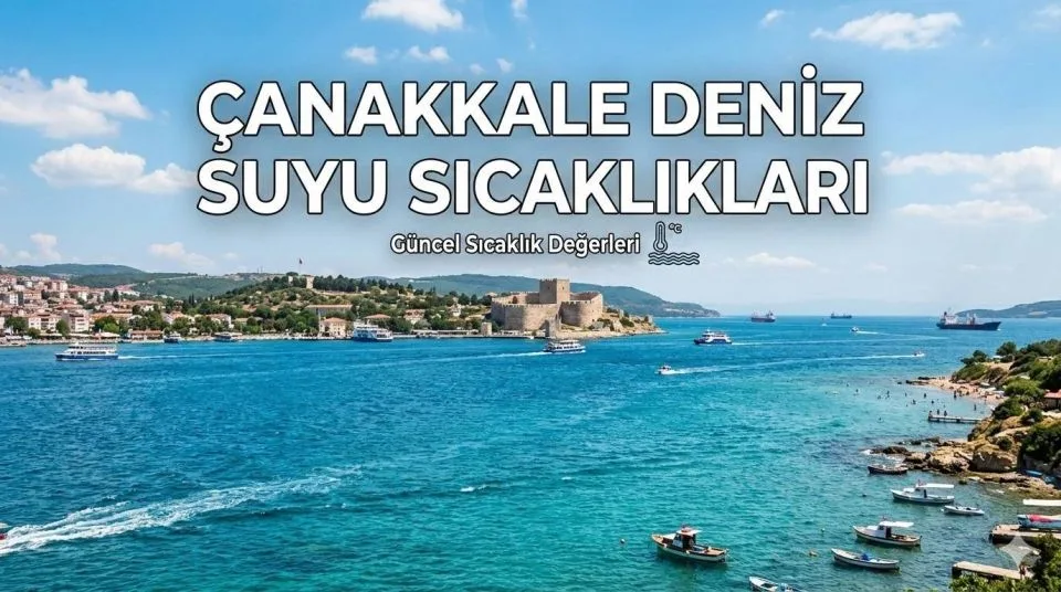 Çanakkale'de Deniz Suyu Sıcaklıkları 21 Haziran 2026