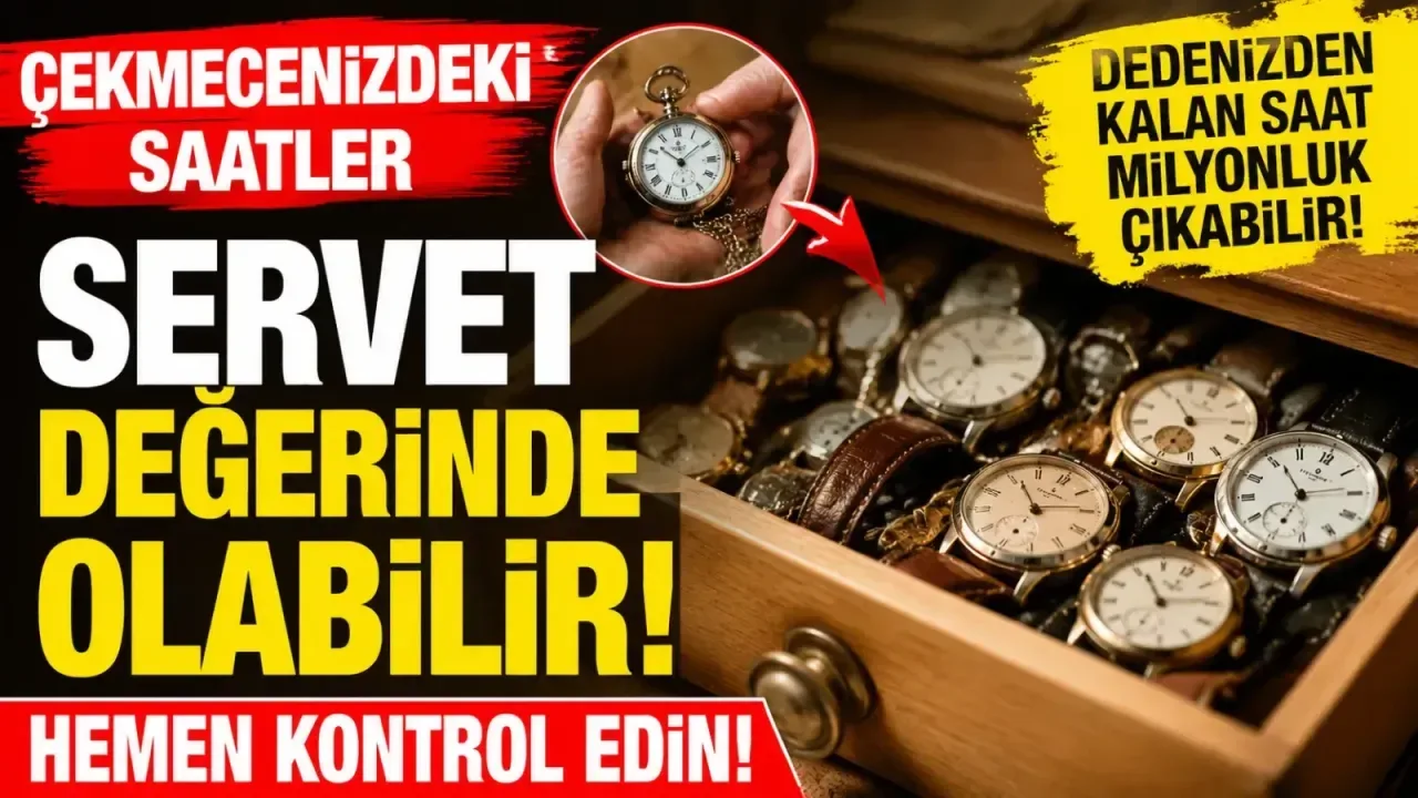 Bolu'da Eski Saatler Servet Değerine Ulaşıyor! Kontrol Etmeden Geçmeyin!