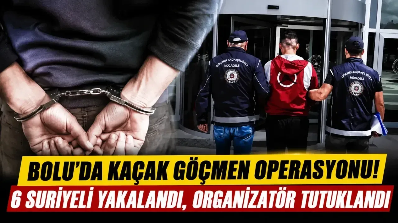 Bolu Otoyolunda Göçmen Kaçakçılığı Operasyonu: 6 Suriyeli Yakalandı