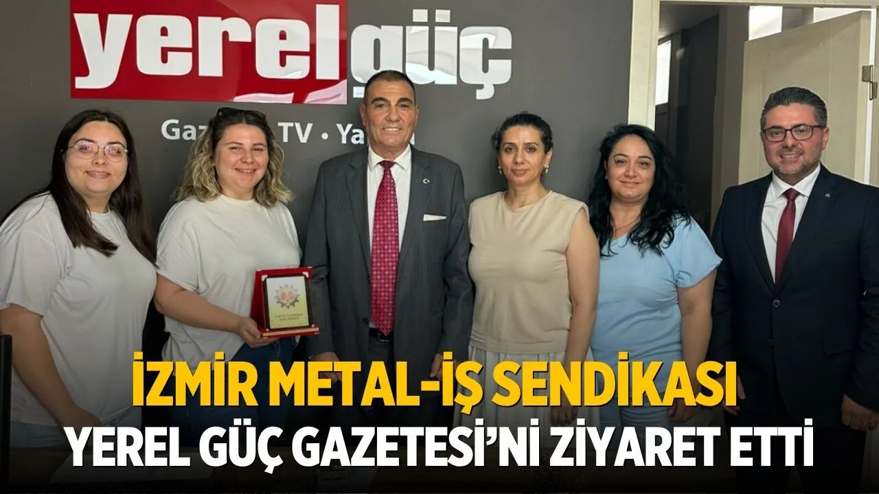 İzmir Metal-İş Sendikası Ödemiş’te Yerel Güç Gazetesi’ni Ziyaret Etti