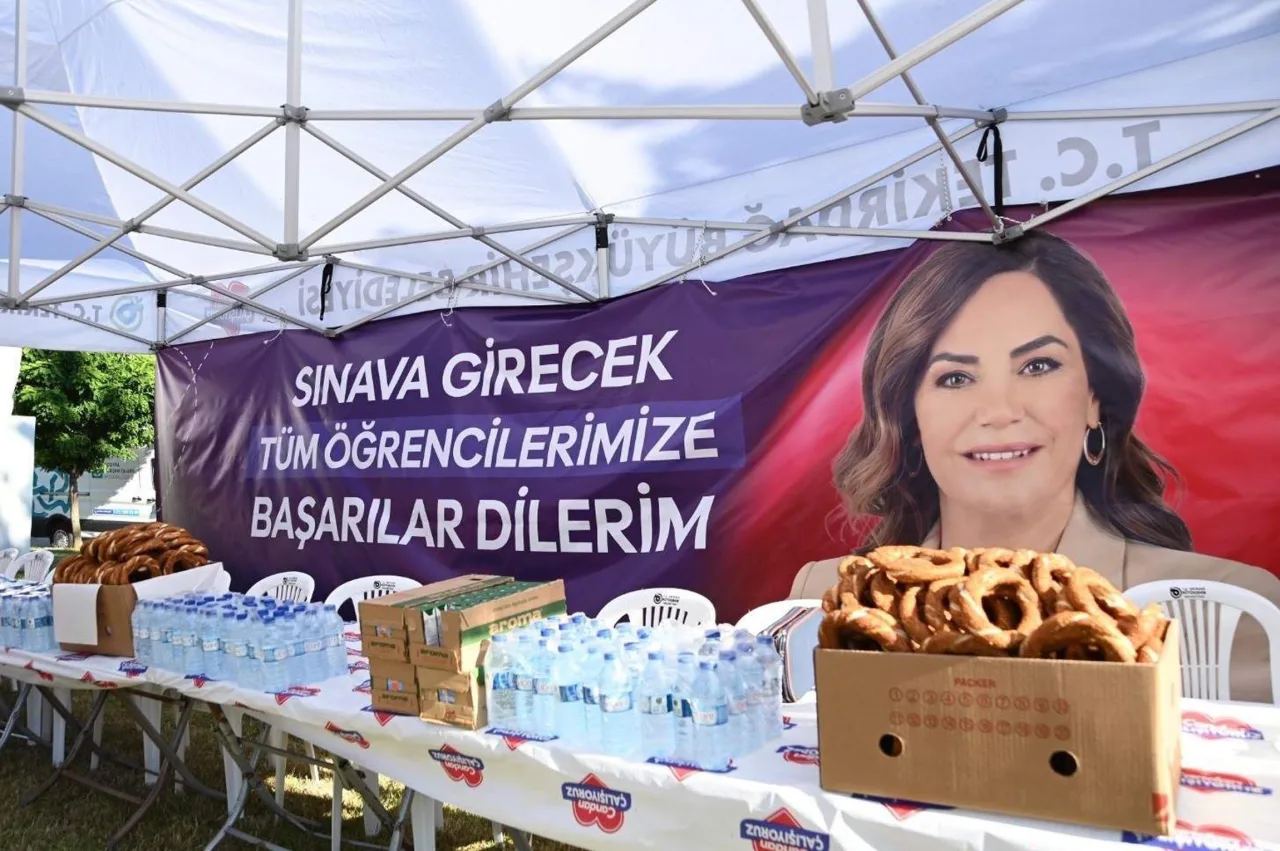 Tekirdağ'da YKS'ye Giren Öğrencilere Büyükşehir Desteği