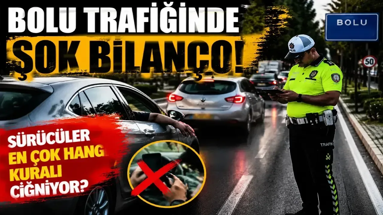 Bolu Trafiğinde Şok Bilanço: Hız ve Emniyet Kemeri İhlalleri Artıyor