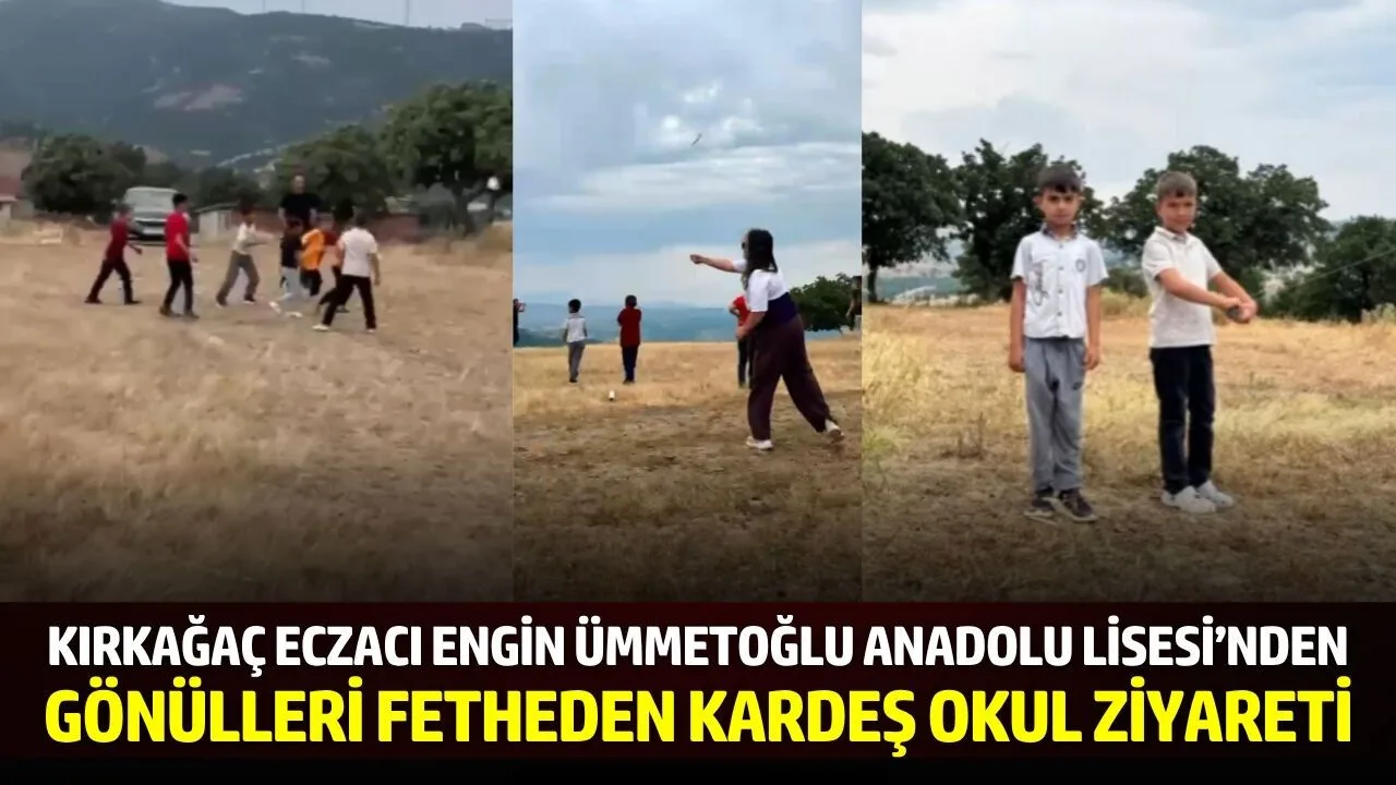 Kırkağaç'ta Uçurtma Şenliği ile Kardeşlik Rüzgarı Esti