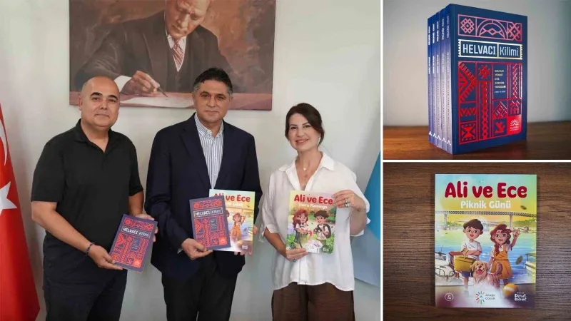 Aliağa'nın Tarihi Helvacı Kilimi Kitaplaştı: 'Ali ve Ece' Yeni Öykülerle