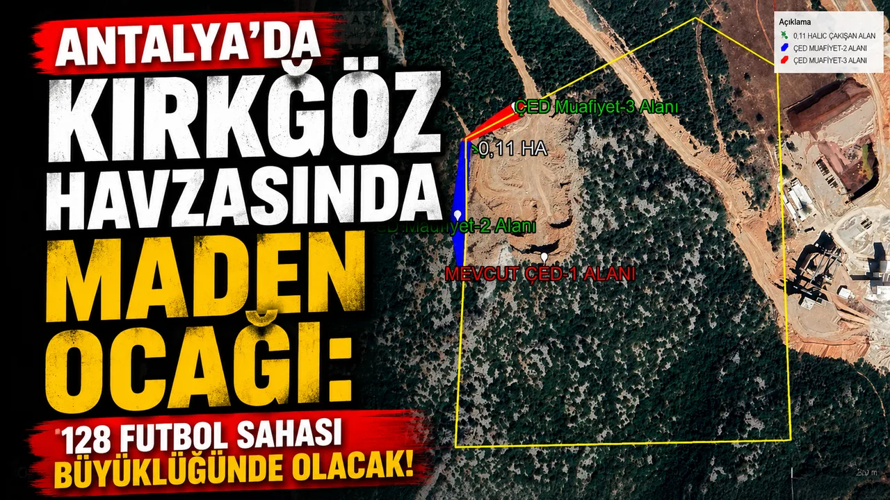 Döşemealtı’nda Kırkgöz Havzası'nda Maden Ocağı Projesi Gündemde!