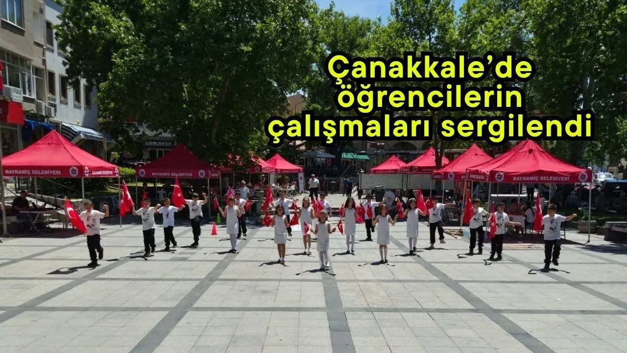 Bayramiç’te Öğrencilerin Yıl Sonu Etkinliği Renkli Görüntülere Sahne Oldu