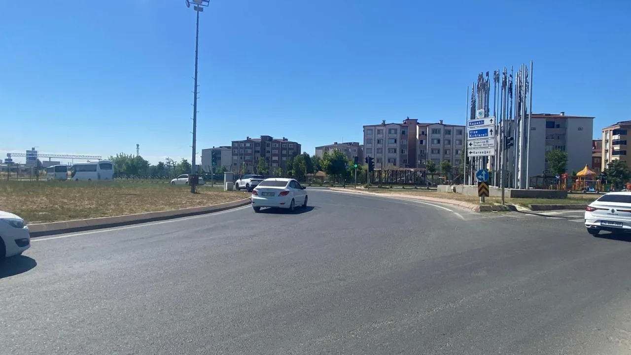 Çerkezköy'de Yabancı TIR Sürücülerinden Tabela Talebi