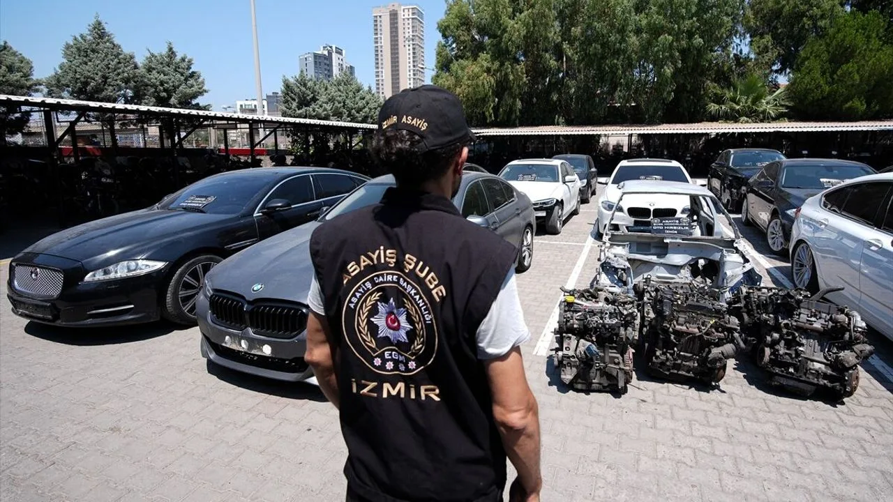 İzmir'de 30 Milyonluk Araç Operasyonu: 8 Gözaltı!
