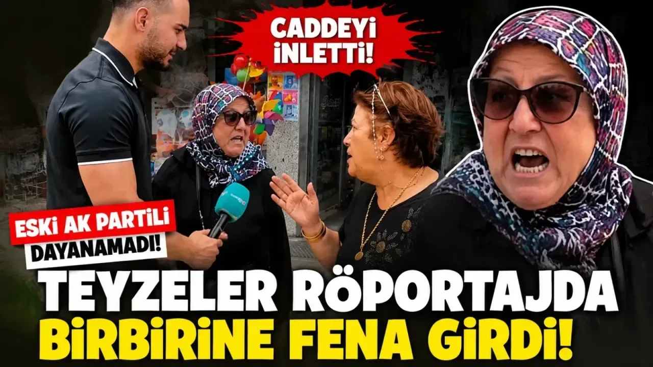 Bolu Sokaklarında Siyasi Tartışma: Teyzeler Fikir Ayrılığına Düştü