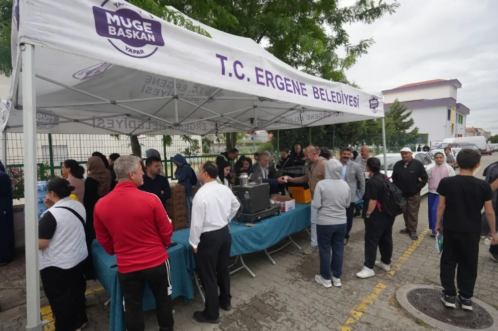 Ergene Belediyesi'nden LGS Öğrencilerine Moral Desteği