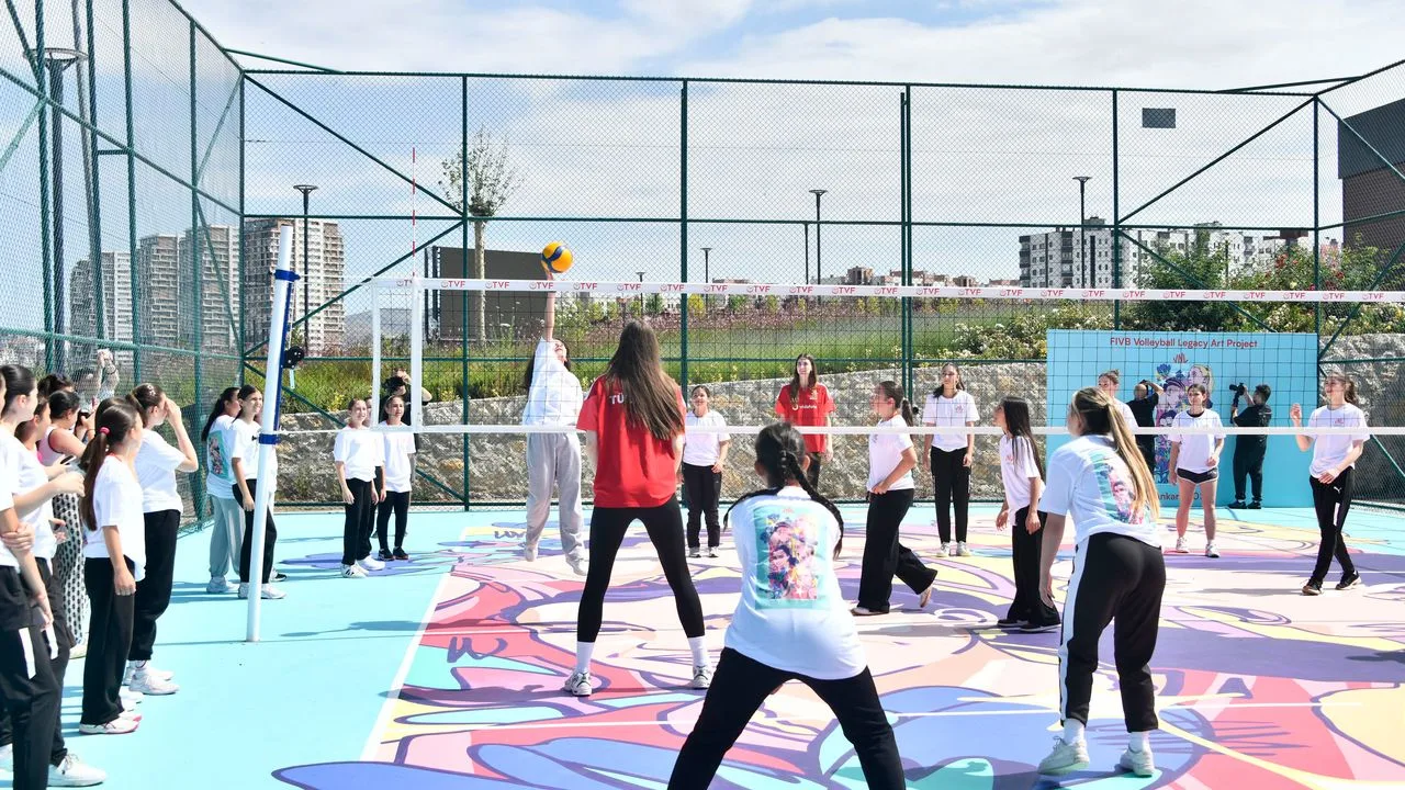 Ankara'da VNL Mirası: Batıkent'te Voleybol Sahası Açıldı