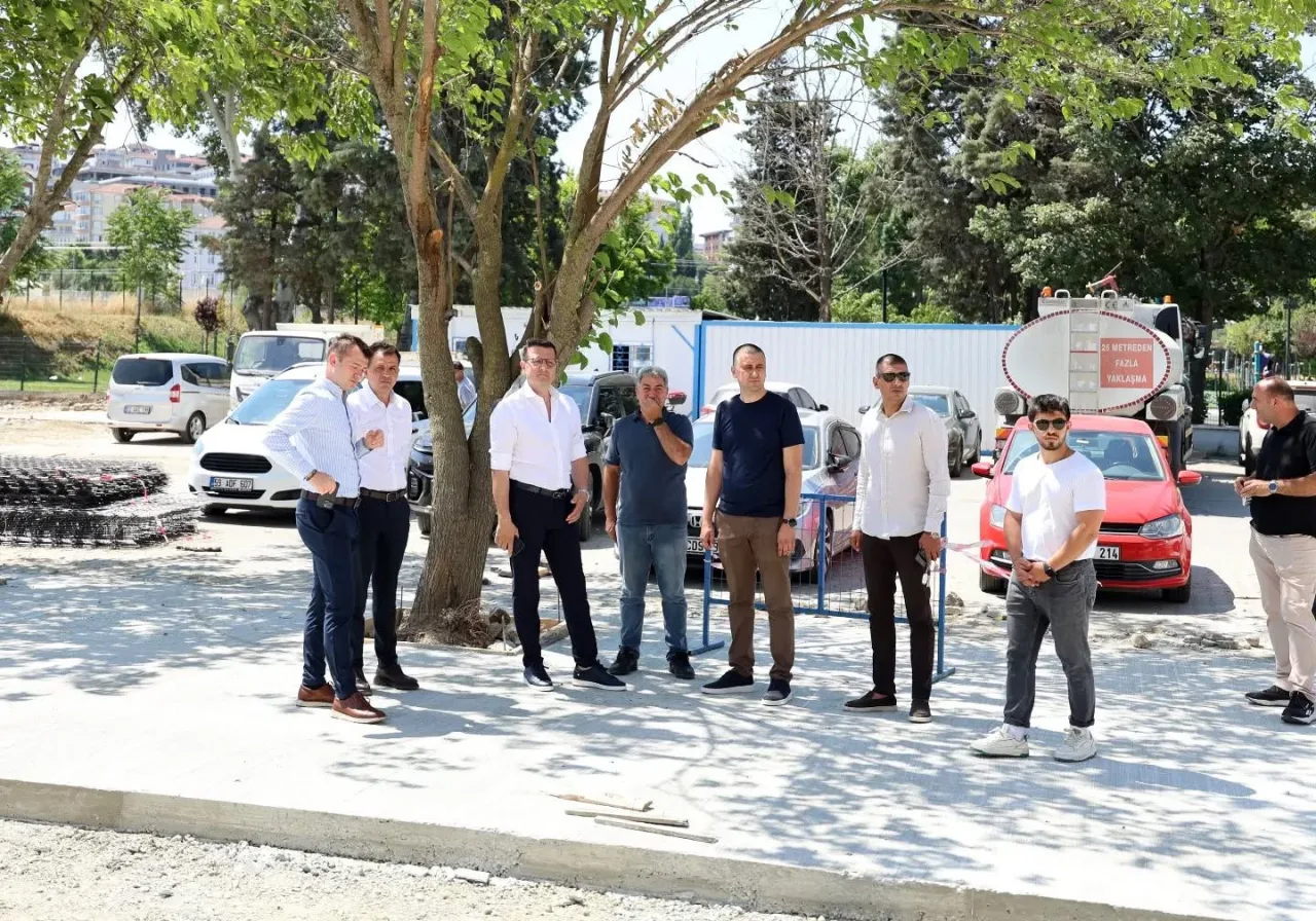 Başkan Akay, Çerkezköy'de Üstyapı Yatırımlarını İnceledi