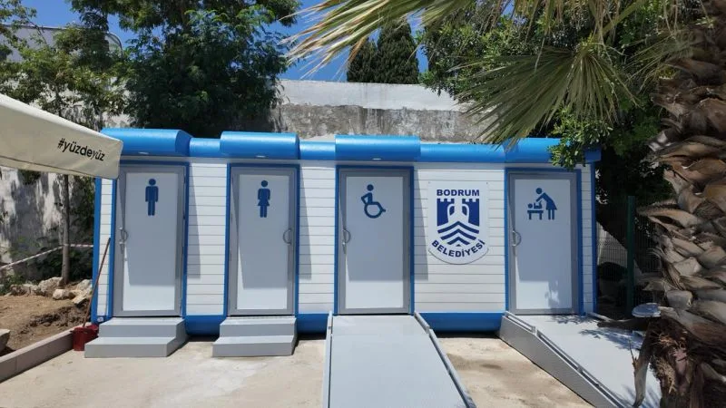 Bodrum'da Modern Tuvaletler Hizmete Girdi