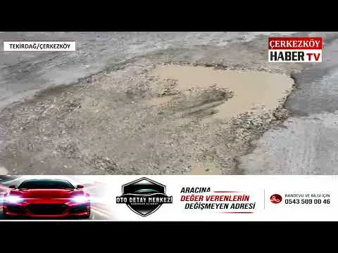 Çerkezköy'de Su Kaçağı Sorunu Çözülmüyor